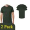 Gildan Heavy Cotton Forest Green Craft Blank T-Shirt Bundle for DIY Printing (2–14 Pack)